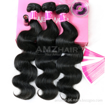 Real 10A Mink Peruvian Human Hair Extension Double Weft Body Wave Cuticle Aligned Hair 3 4 Bundles Factory Supplier Wholesale